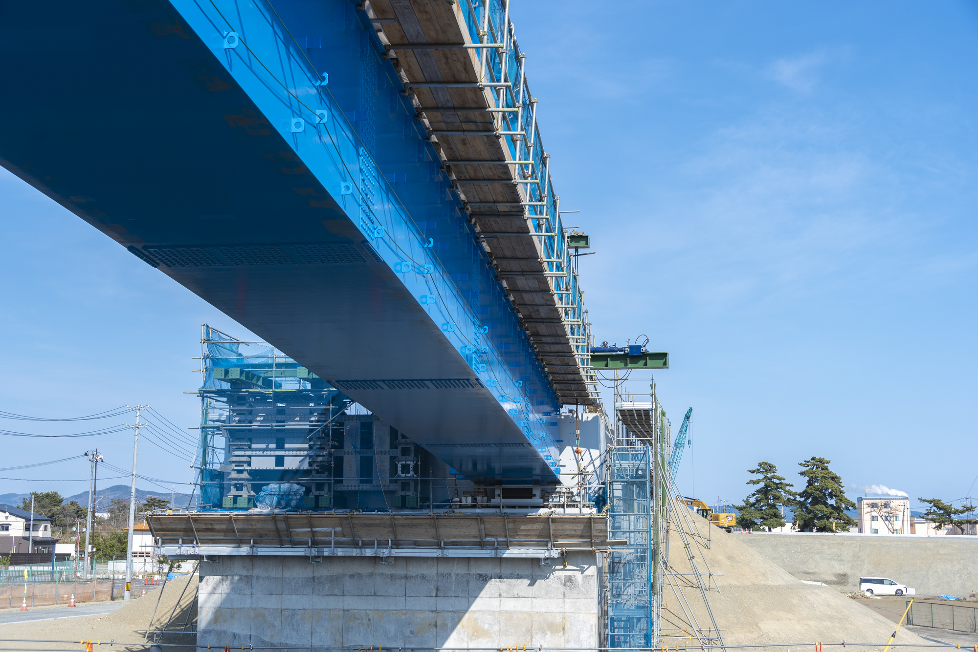 写真：橋梁架設工事のイメージ